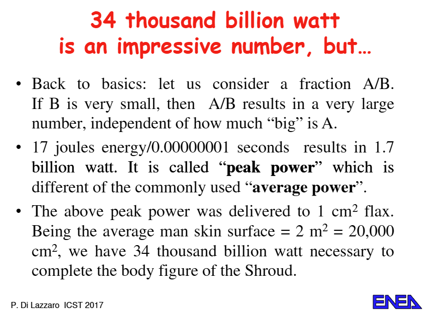 34,000 Watts Energy